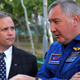 NASA administrator Jim Bridenstine, left, and Dmitry Rogozin, right.